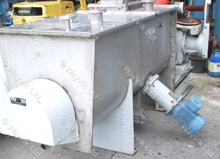 620 Litres Stainless Steel Ribbon Blade Powder Blender